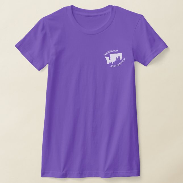 Filhas de Job Washington T-shirt (Com Trás) (Postura )