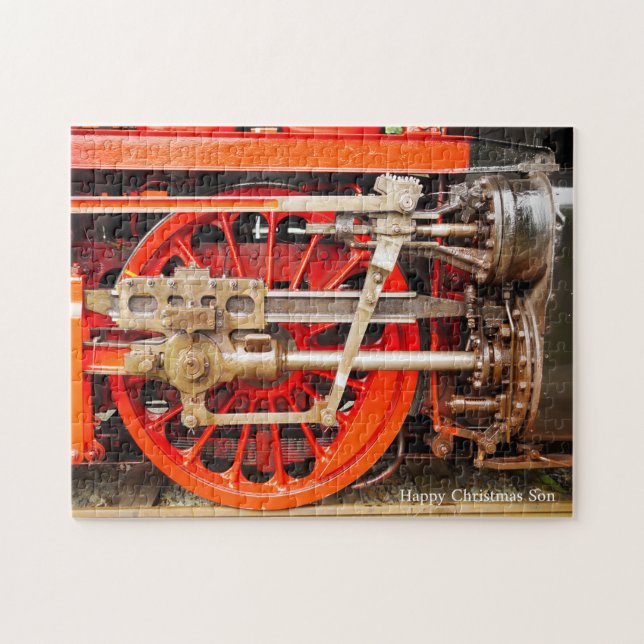 Filho de Natal. Quebra-cabeça de serra (Horizontal)