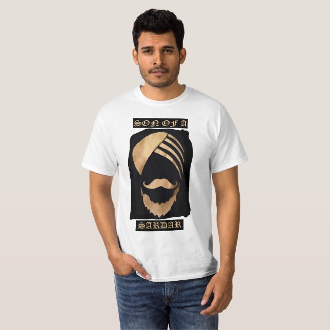 Filho De Um Sardar T-Shirt (Frente Completa)