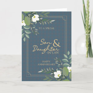 Filho e Filha no Cartão de Aniversário de Direito