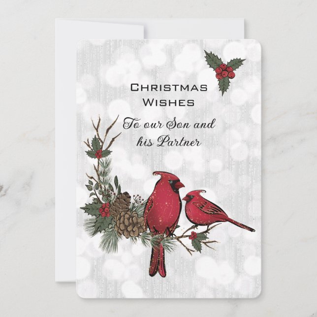 Filho e Parceiro Red Cardinal Natal (Frente)