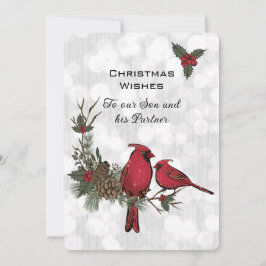 Filho e Parceiro Red Cardinal Natal