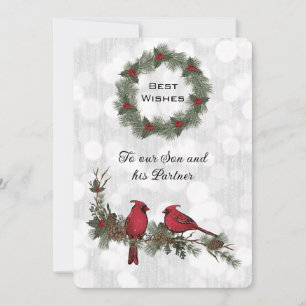 Filho e Parceiro Red Cardinal Natal