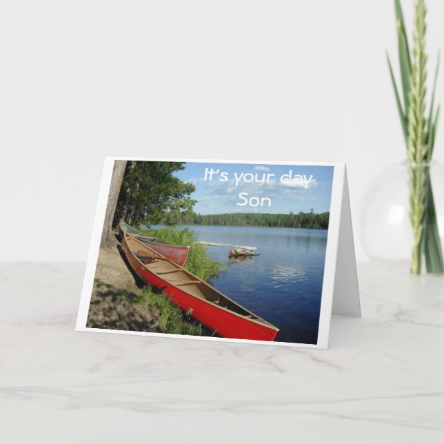 *FILHO* ESPERO QUE SEU ANIVERSÁRIO SEJA UM CARTÃO  (Frente)