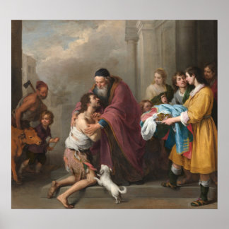 Filho Prodígio - Bartolomé Murillo Fine Art Poster