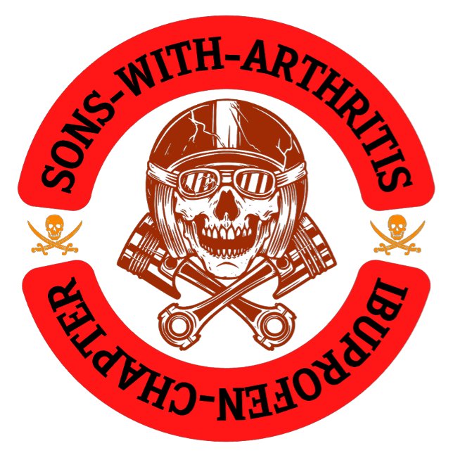 Filhos com Artrite Ibuprofeno Capítulo T-shirt (Criador carregado)