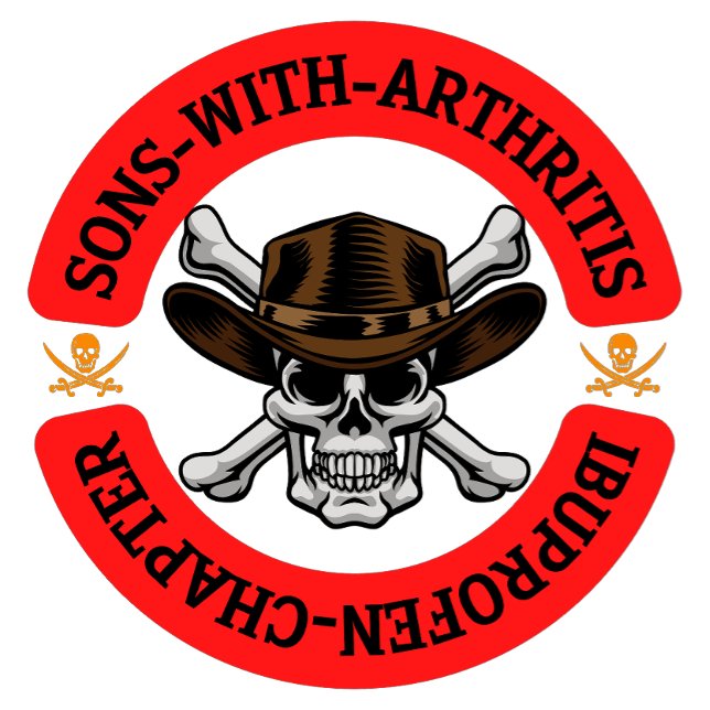 Filhos com Artrite Ibuprofeno Capítulo T-shirt (Criador carregado)