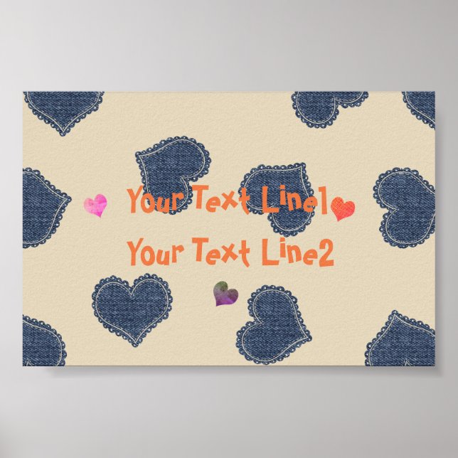 Filhos de Chuva do Coração Impressão (Frente)