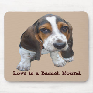 Filhote de cachorro Mousepad de Basset Hound