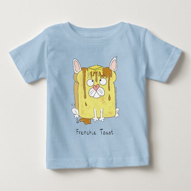 Filhote de T-Shirt de Brinquedo Francês (Frente)