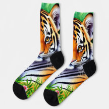 Filhote de tigre botânico ousado