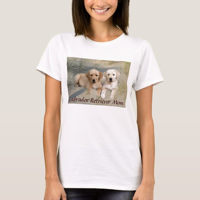 Filhotes de cachorro do t-shirt da mamã de (Frente)