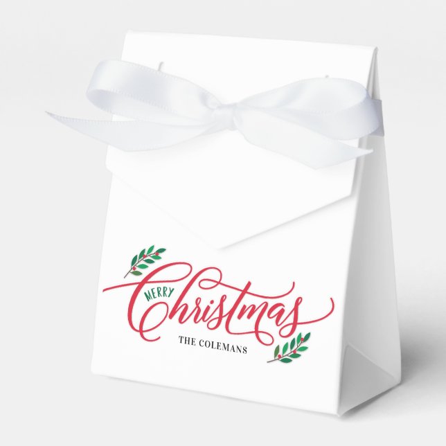 Filiais de Natal Caixas de Favor de Férias (Frente)