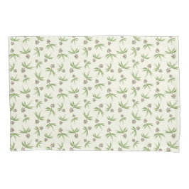 Filiais Vermelhos Amigados no creme - padrão perfe