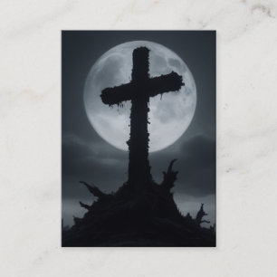 Filipenses 2:8–11 KJV Cartões - Cruz Mortal