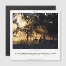 Filipenses 4:20-20 PROSPERIDADE SCRIPIX cartão mag