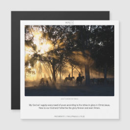 Filipenses 4:20-20 PROSPERIDADE SCRIPIX cartão mag