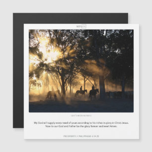 Filipenses 4:20-20 PROSPERIDADE SCRIPIX cartão mag