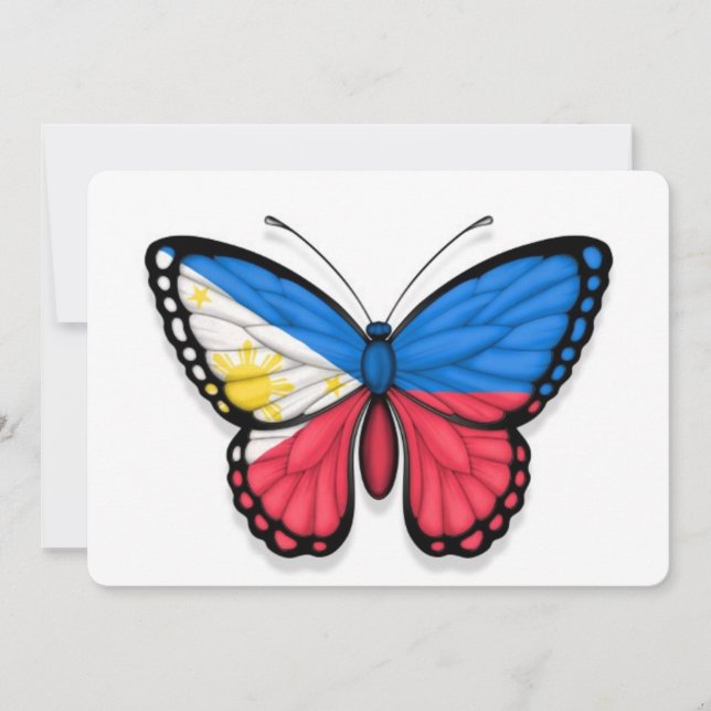 Filipino Butterfly Flag (Frente)