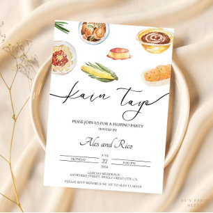 Filipino Convite de aniversário Filipinas