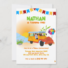 Filipino Convite de festas Filipino Birthday Gathe