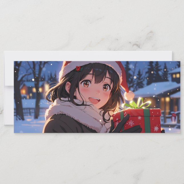 Fille au cadeau style manga  (Frente)