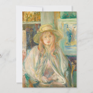 Fillette au Chapeau de Paille   Berthe Morisot