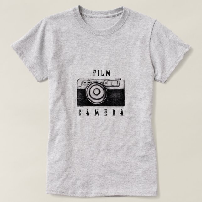 Film Camera T-Shirt (Frente do Design)