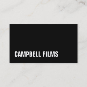 Film Maker, Diretor Cartão de visita