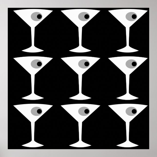 Film Noir Outro Poster Martini (Frente)