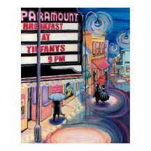 Filme de Poster de Arte Noturna