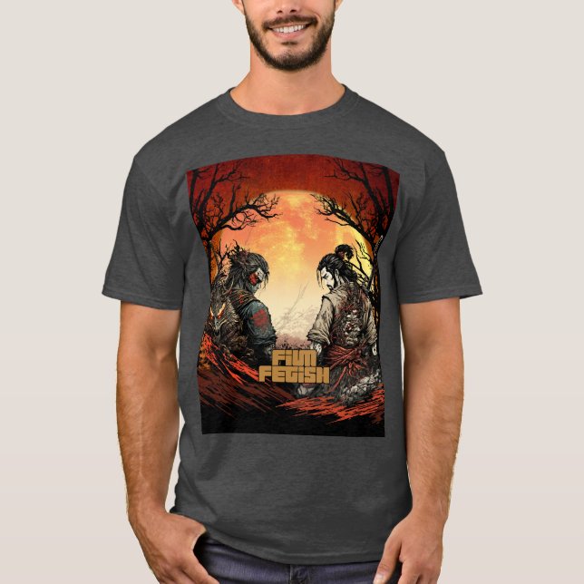 Filme Kung Fu Luta Cena Ação T-Shirt (Frente)
