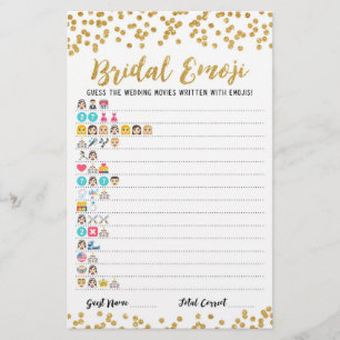 Filmes de casamento emoji com Chá de panela de Res