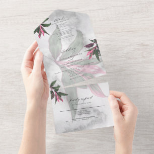 Filodendro Rosa Tropical Mármore Cinza