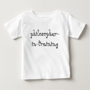 Filósofo em Treinamento de camisa de bebê