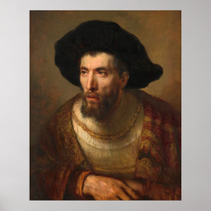 Filósofo - Poster Rembrandt de Belas Artes