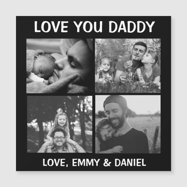 Filtro Preto e Branco | Amo-te Pai (Frente)