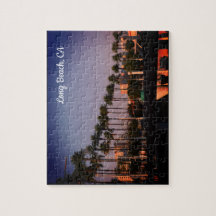 Filtro Retro Quebra-cabeça da Long Beach Californi