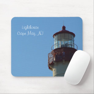 Fim-acima Mousepad do farol de Cape May