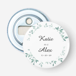 Fim de Casamento de Efeito Botânico Teal Textutura