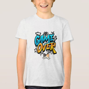 Fim de jogo & Camiseta com design de amantes de ga