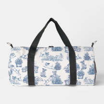 Fim de semana de viagem com Toile Francês Azul par