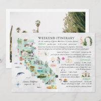 Fim de Semana do Casamento em Napa | Cartão Itiner