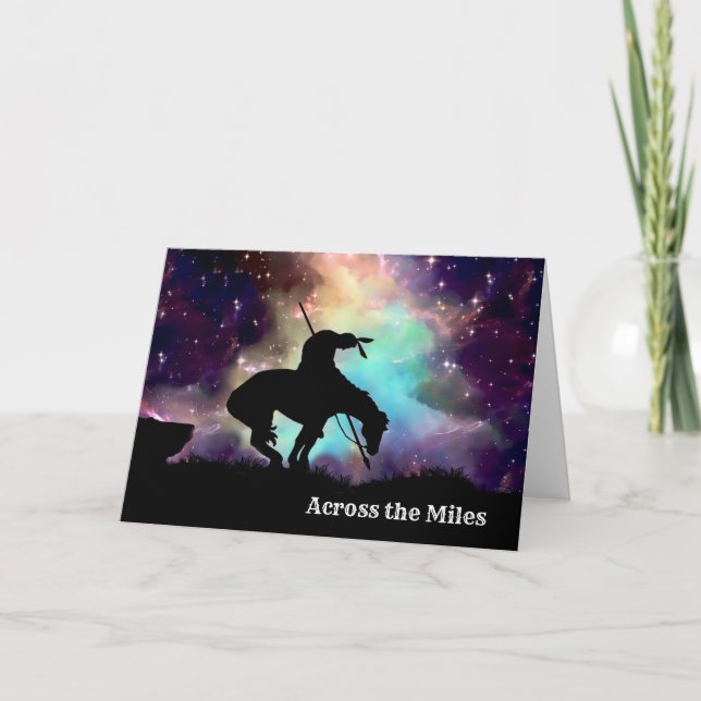 Fim do cartão de saudação de trilha em todas as mi (Frente)