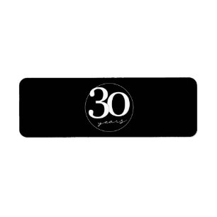 Fim do Partido da Etiqueta de aniversário de 30 a