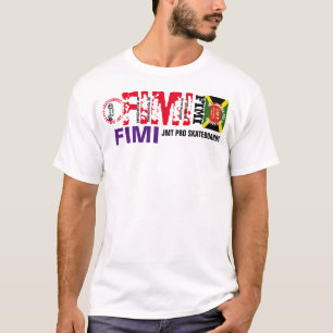 FIMI SK8 Camiseta Básica Masculina