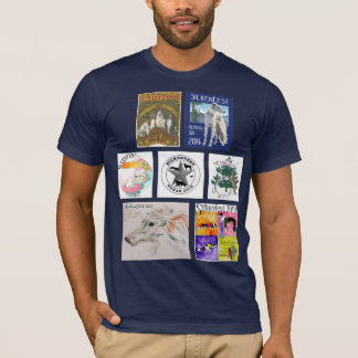 Final de camiseta masculina de logotipos Silkenfes