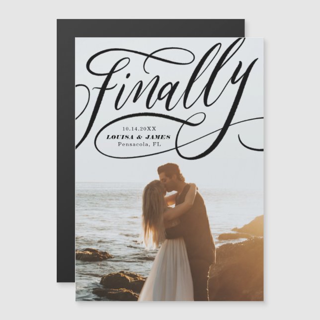 Finalmente Adiou a Imã salve a data de Fotos Covid (Frente/Verso)