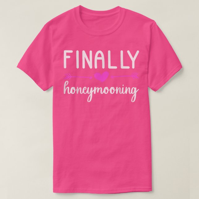 Finalmente Camiseta de Lua de Mel Fofa Finalmente  (Frente do Design)