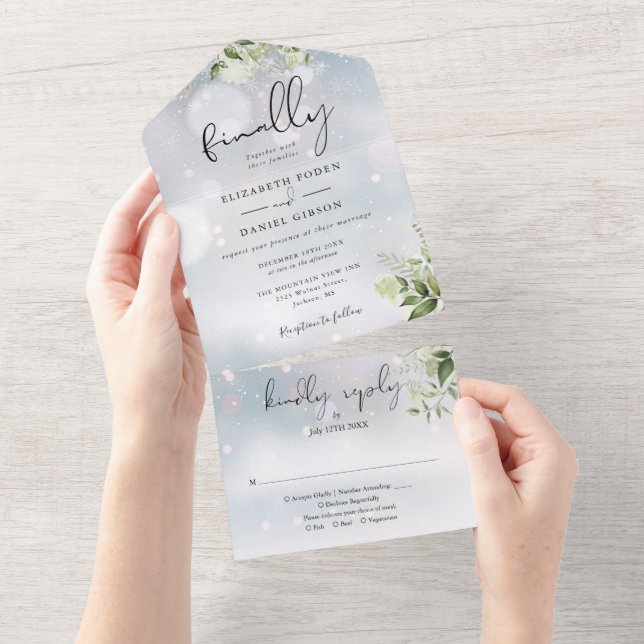 Finalmente Casamento Floral de Inverno com Vegetaç (Aba destacável)